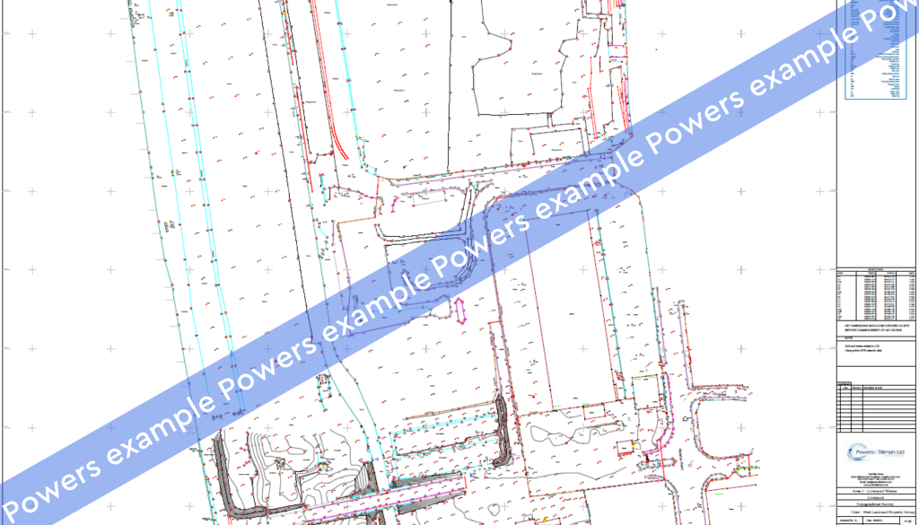 Example image icon of a topographic survey done by Powers